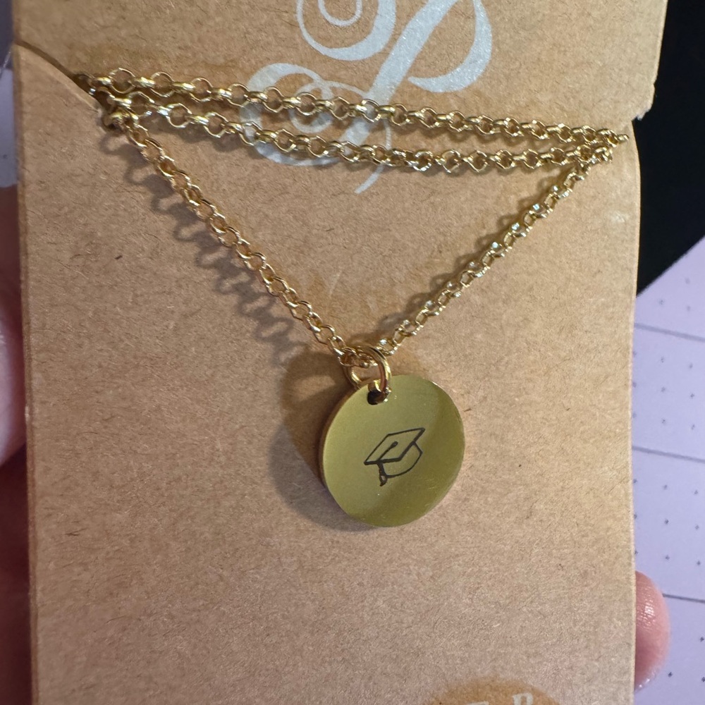 Plunder Gold Disc Graduation Pendant Necklace - Women Jewelry - Picture 6 of 10